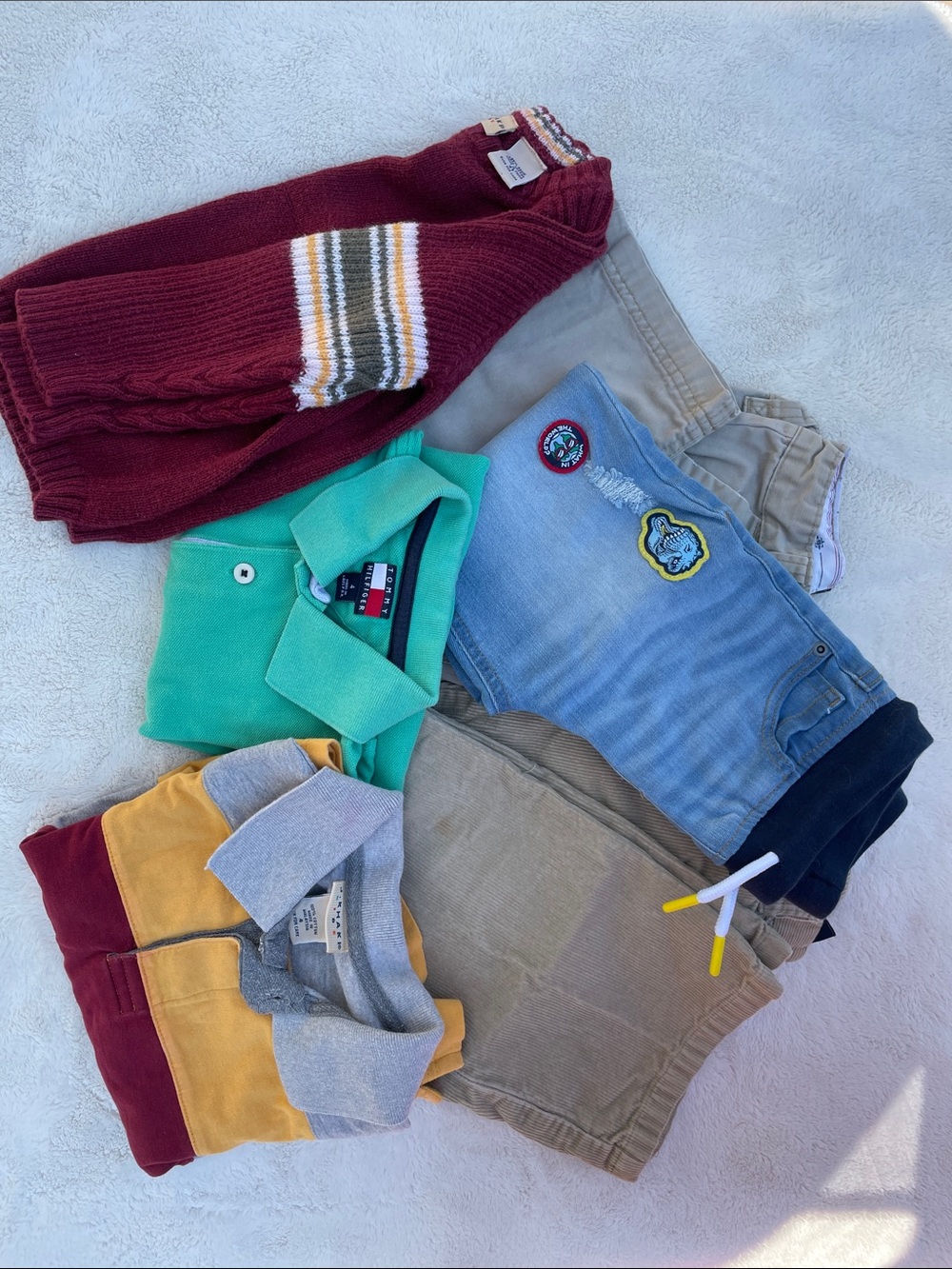 Boys 4T Play Clothing Lot - Tommy Hilfiger, J. Khaki, OP Sport and 365 Kids 5 pc